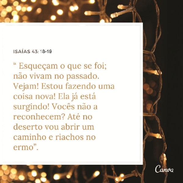 Isaías 43:18-19