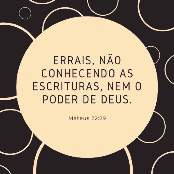 Mateus 22:29